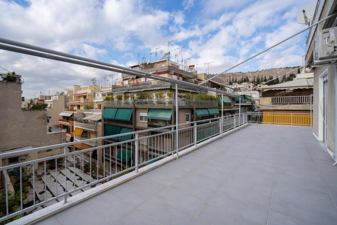 Athens Hideout Apt, Big Rooftop With City View Daire Dış mekan fotoğraf