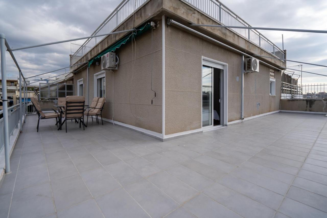 Athens Hideout Apt, Big Rooftop With City View Daire Dış mekan fotoğraf