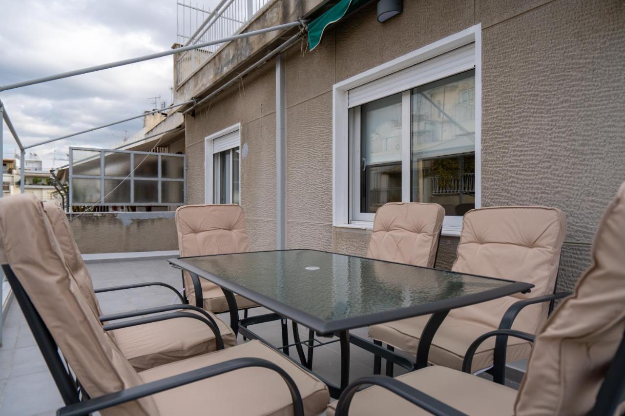 Athens Hideout Apt, Big Rooftop With City View Daire Dış mekan fotoğraf