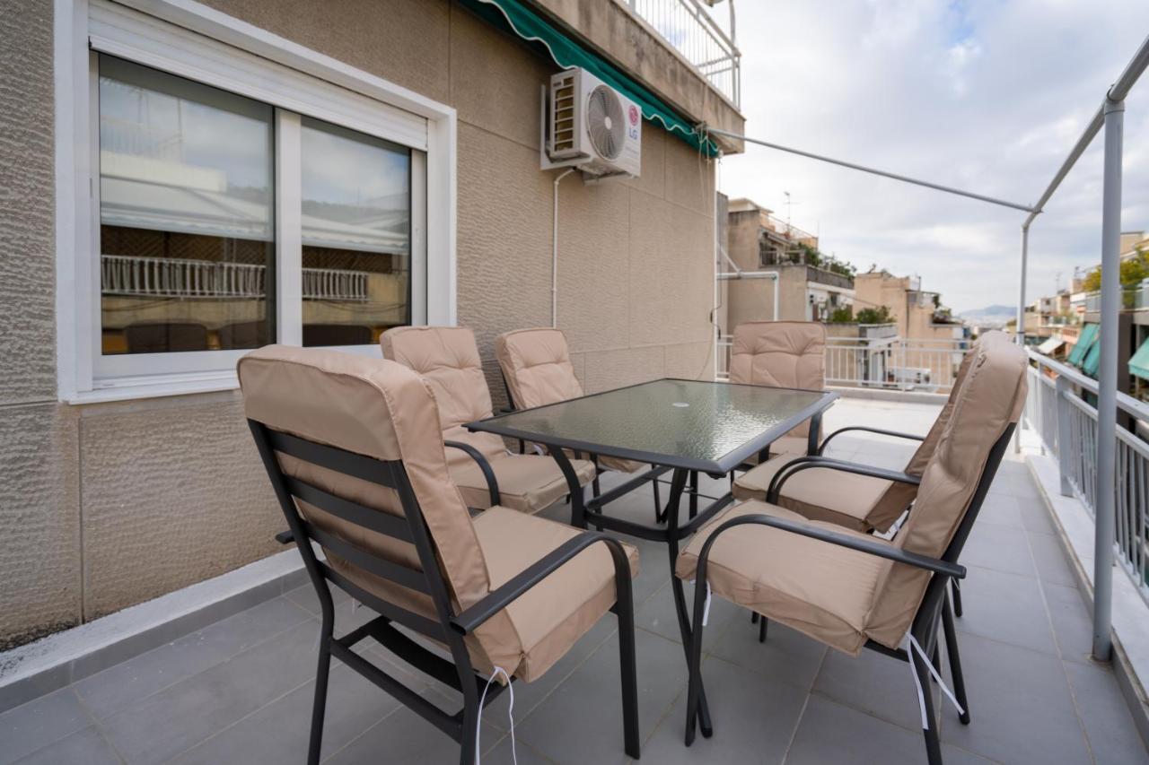 Athens Hideout Apt, Big Rooftop With City View Daire Dış mekan fotoğraf