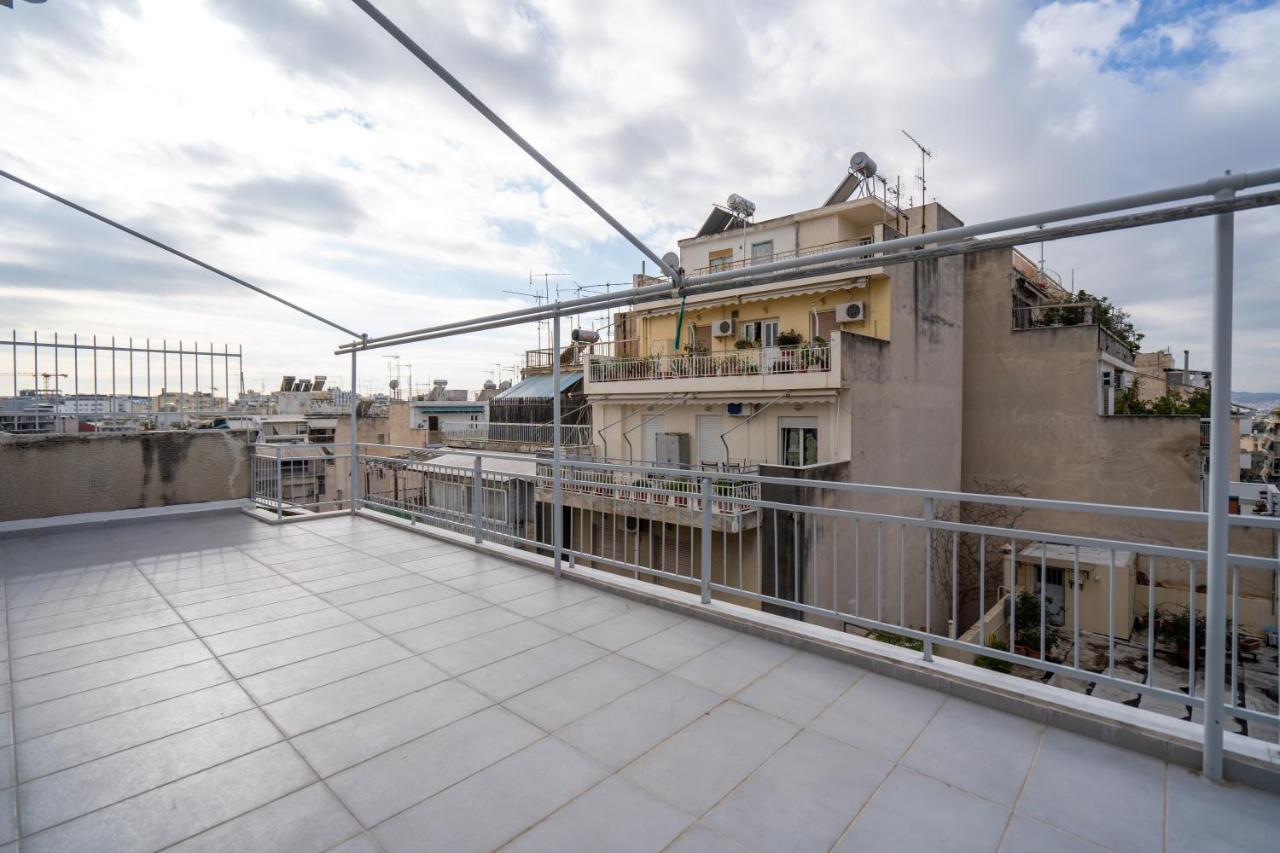 Athens Hideout Apt, Big Rooftop With City View Daire Dış mekan fotoğraf